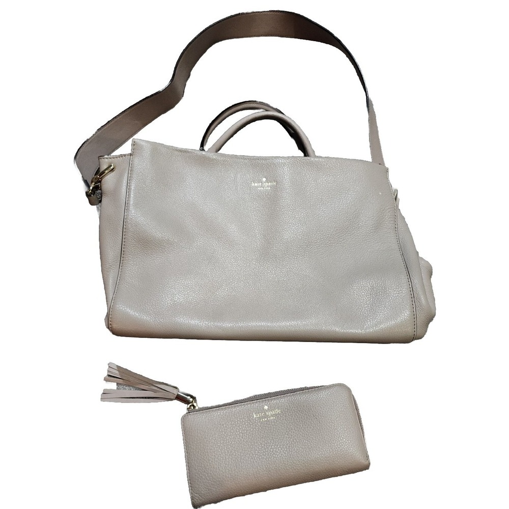 Kate Spade New York Women's Handbag And Wallet‎  Gray